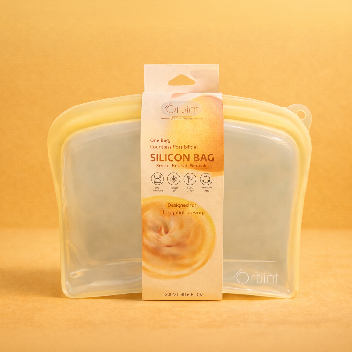 Reusable Silicone Food Storage Bags – Leakproof Freezer Bags 10oz 20oz 40oz 68oz