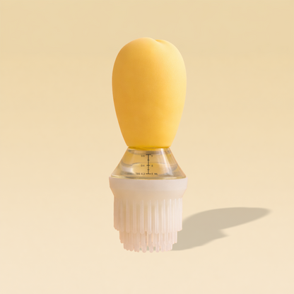 2-in-1 Oil Dispenser Bottle with Silicone Brush for Cooking, Baking & BBQ