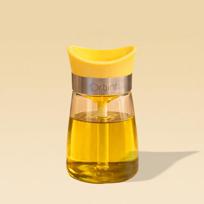 2-in-1 Oil Dispenser Bottle with Silicone Brush for Cooking, Baking & BBQ