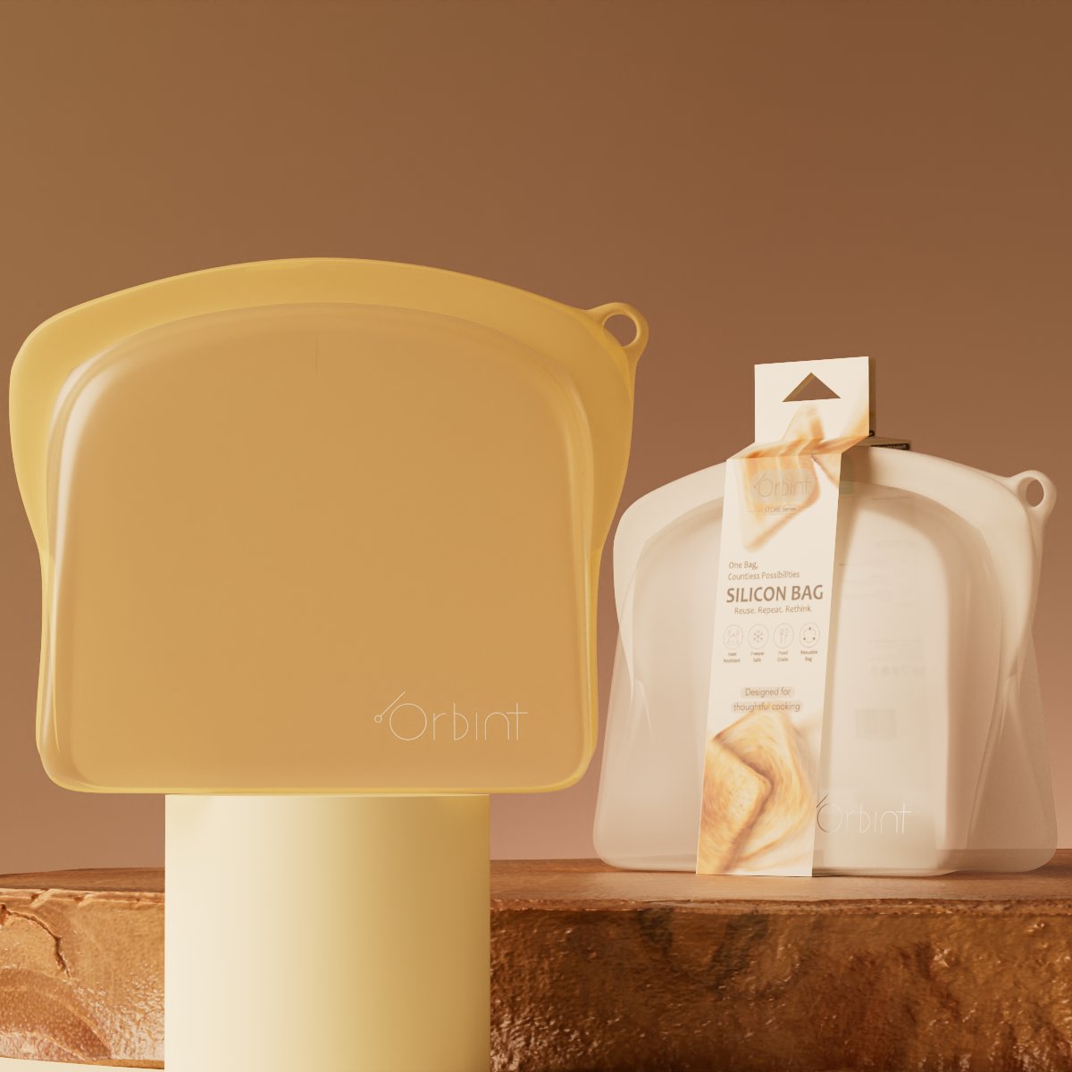 Silicone Food Storage Bags (Reusable & Leakproof)