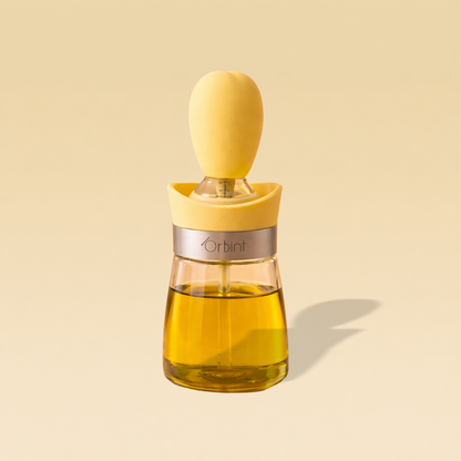 2-in-1 Oil Dispenser Bottle with Silicone Brush for Cooking, Baking & BBQ