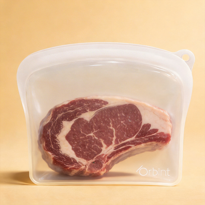 Reusable Silicone Food Storage Bags – Leakproof Freezer Bags 10oz 20oz 40oz 68oz