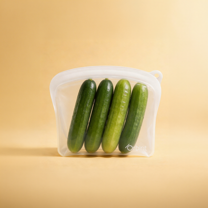 Reusable Silicone Food Storage Bags – Leakproof Freezer Bags 10oz 20oz 40oz 68oz